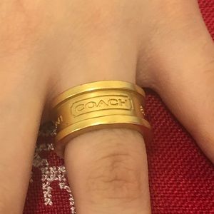 Coach Gold Ring